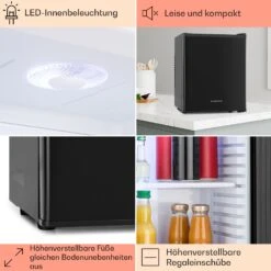 Happy Hour Minibar 5-15°C EEK G Lautlos 23dB LED-Licht -Haushaltsgerätegeschäft 10005399 DE 0005 usp