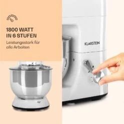 Lucia Küchenmaschine 3-in-1 2000 W / 2,7 PS 5 Ltr Edelstahl BPA-frei -Haushaltsgerätegeschäft 10008236 de 0003 logo