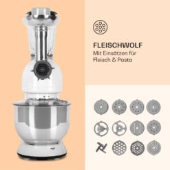 Lucia Küchenmaschine 3-in-1 2000 W / 2,7 PS 5 Ltr Edelstahl BPA-frei -Haushaltsgerätegeschäft 10008236 de 0005 logo