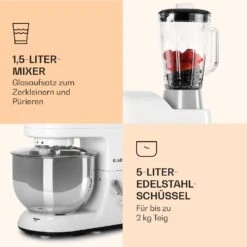 Lucia Küchenmaschine 3-in-1 2000 W / 2,7 PS 5 Ltr Edelstahl BPA-frei -Haushaltsgerätegeschäft 10008236 de 0006 logo