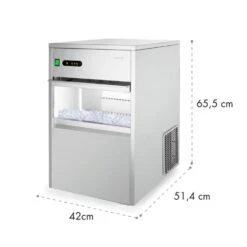 Powericer XXL Eiswürfelmaschine 160W 25 Kg/Tag 6 Kg Behälter Edelstahl -Haushaltsgerätegeschäft 10013324 yy 0009 logo Klarstein Powericer XXL Ice Maker