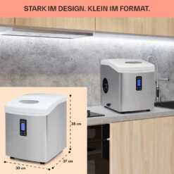 Mr. Silver-Frost Eismaschine 150W Edelstahl Weiß 15kg -Haushaltsgerätegeschäft 10020110 de 0006 usp