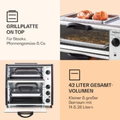 All-You-Can-Eat Doppel-Backofen Grillplatte 42 Liter 2350 Watt 9 All-You-Can-Eat Doppel-Backofen Grillplatte 42 Liter 2350 Watt -Haushaltsgerätegeschäft 10026452 de 0003 logo