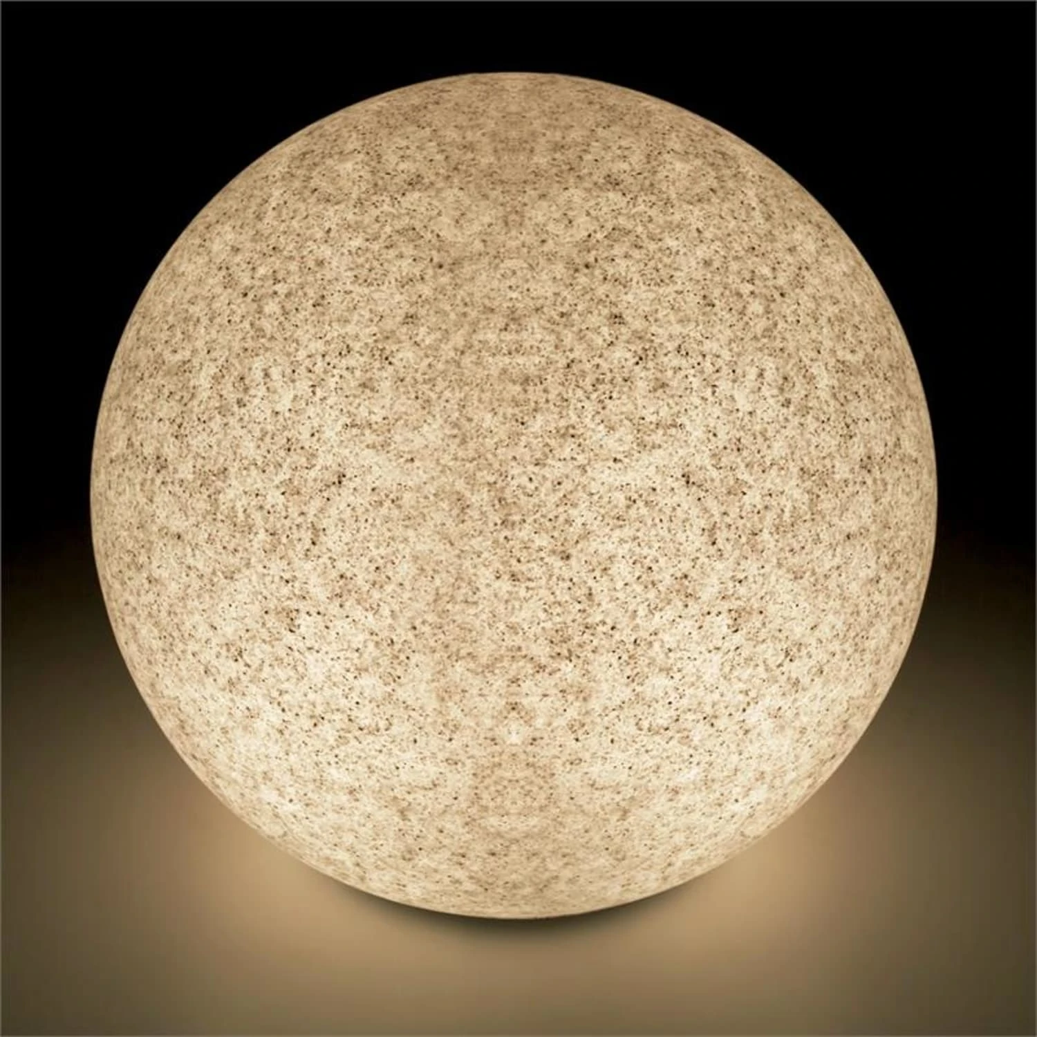 Shinestone L Kugelleuchte Außenleuchte Gartenlampe 40cm Steinoptik 4 Shinestone L Kugelleuchte Außenleuchte Gartenlampe 40cm Steinoptik – Bild 2