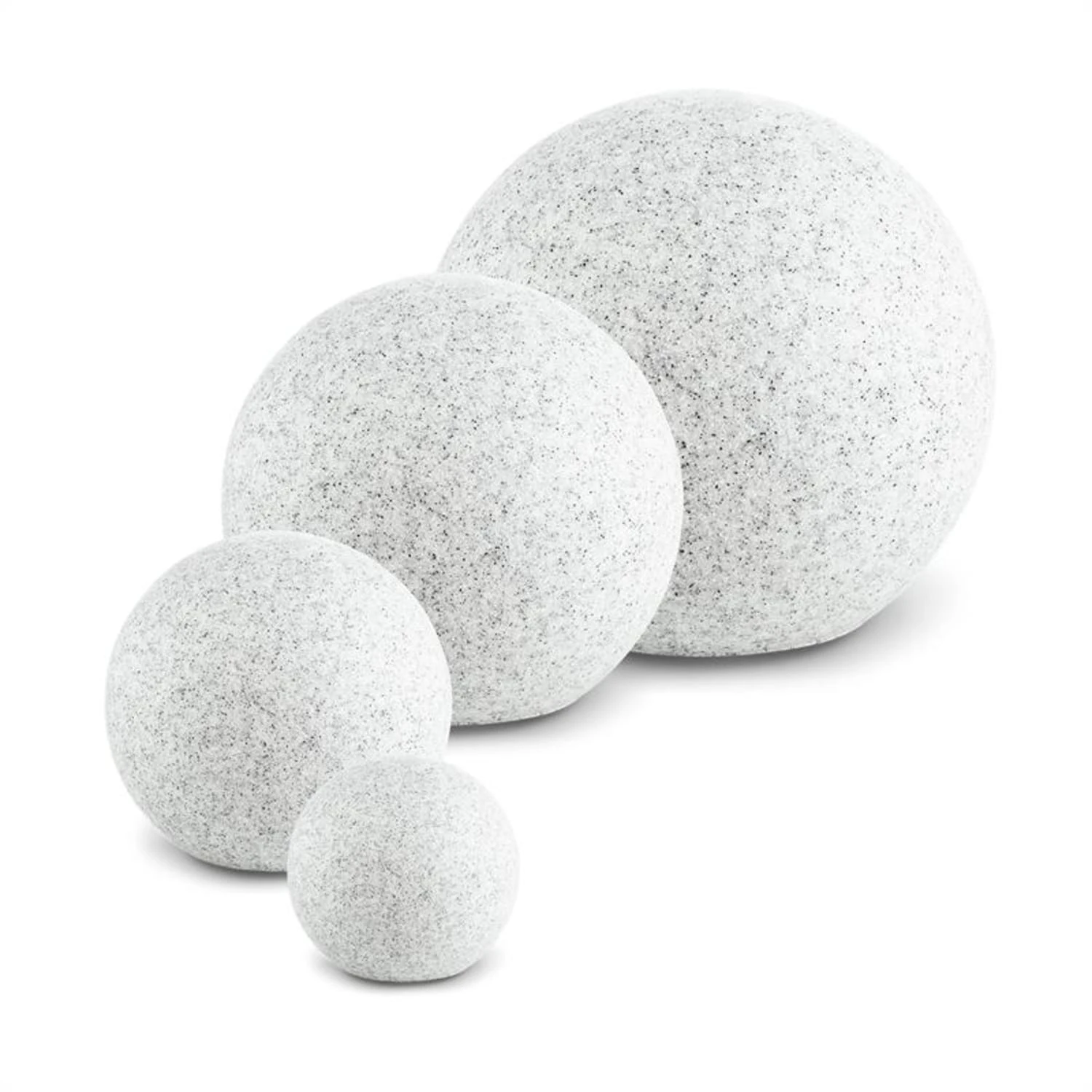 Shinestone S Kugelleuchte Außenleuchte Gartenlampe 20cm Steinoptik 4 Shinestone S Kugelleuchte Außenleuchte Gartenlampe 20cm Steinoptik – Bild 2