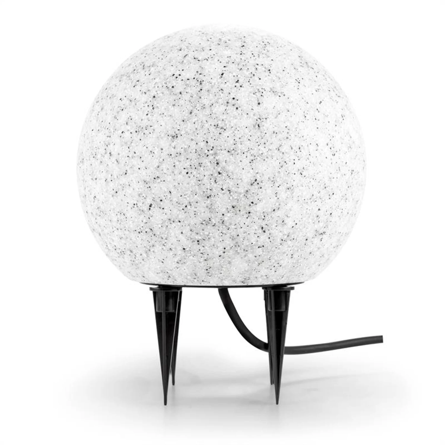 Shinestone S Kugelleuchte Außenleuchte Gartenlampe 20cm Steinoptik 6 Shinestone S Kugelleuchte Außenleuchte Gartenlampe 20cm Steinoptik – Bild 4