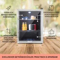 Beersafe XL Kühlschrank 60 Liter 2 Böden Panoramaglastür Edelstahl 13 Beersafe XL Kühlschrank 60 Liter 2 Böden Panoramaglastür Edelstahl -Haushaltsgerätegeschäft 10027672 DE 0005 usp