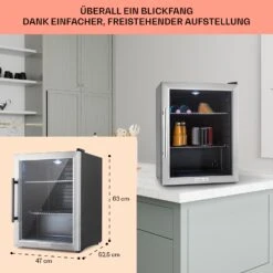Beersafe XL Kühlschrank 60 Liter 2 Böden Panoramaglastür Edelstahl 14 Beersafe XL Kühlschrank 60 Liter 2 Böden Panoramaglastür Edelstahl -Haushaltsgerätegeschäft 10027672 DE 0006 usp
