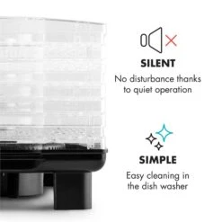 Bananarama Dörrautomat Schwarz 550W Trockner Dehydrator 6 Etagen -Haushaltsgerätegeschäft 10027831 yy 0006 logo Klarstein Bananarama Doerrautomat schwarz reedit