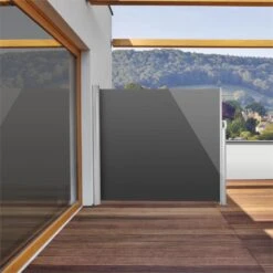 Bari 316 Seitenmarkise Seitenrollo 300x160cm Aluminium Anthrazit -Haushaltsgerätegeschäft 10028008 yy 0003 ambient Blumfeldt Bari 316 Seitenmarkise