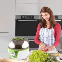 VitAir Turbo Heißluftfritteuse Grün-weiß 1400W Grillen Backen 9l 16 VitAir Turbo Heißluftfritteuse Grün-weiß 1400W Grillen Backen 9l -Haushaltsgerätegeschäft 10028288 yy 0004 ambient klarstein vitair heissluft frieteuse