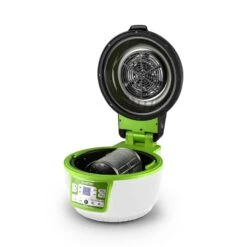 VitAir Turbo Heißluftfritteuse Grün-weiß 1400W Grillen Backen 9l 19 VitAir Turbo Heißluftfritteuse Grün-weiß 1400W Grillen Backen 9l -Haushaltsgerätegeschäft 10028288 yy 0007 titel 06 Klarstein VitAir Heissluftfritteuse gruen weiss