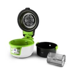 VitAir Turbo Heißluftfritteuse Grün-weiß 1400W Grillen Backen 9l 20 VitAir Turbo Heißluftfritteuse Grün-weiß 1400W Grillen Backen 9l -Haushaltsgerätegeschäft 10028288 yy 0008 titel zubehoer 07 Klarstein VitAir Heissluftfritteuse gruen weiss