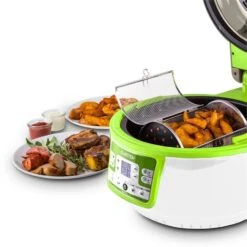 VitAir Turbo Heißluftfritteuse Grün-weiß 1400W Grillen Backen 9l 22 VitAir Turbo Heißluftfritteuse Grün-weiß 1400W Grillen Backen 9l -Haushaltsgerätegeschäft 10028288 yy 0010 ambient klarstein vitair heissluft frieteuse