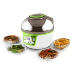 VitAir Turbo Heißluftfritteuse Grün-weiß 1400W Grillen Backen 9l 23 VitAir Turbo Heißluftfritteuse Grün-weiß 1400W Grillen Backen 9l -Haushaltsgerätegeschäft 10028288 yy 0011 ambient klarstein vitair heissluft frieteuse