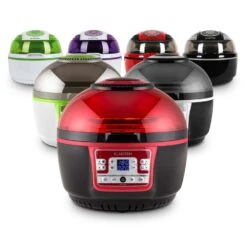 VitAir Turbo Heißluftfritteuse Rot-schwarz 1400W Grillen Backen 9l 23 VitAir Turbo Heißluftfritteuse Rot-schwarz 1400W Grillen Backen 9l -Haushaltsgerätegeschäft 10028289 yy 0011 variant