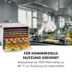 Fruit Jerky Steel 10 Dörrautomat 10 Etagen 1000 W Fläche: 1,5 M² Timer 11 Fruit Jerky Steel 10 Dörrautomat 10 Etagen 1000 W Fläche: 1,5 M² Timer -Haushaltsgerätegeschäft 10028437 de 0002 logo