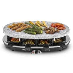Steaklette Raclettegrill 1500 W Granit-Natursteinplatte 8 Personen 11 Steaklette Raclettegrill 1500 W Granit-Natursteinplatte 8 Personen -Haushaltsgerätegeschäft 10028449 yy 0003 titel Klarstein Steaklette Raclette Natursteingrill