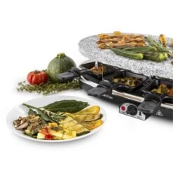 Steaklette Raclettegrill 1500 W Granit-Natursteinplatte 8 Personen 13 Steaklette Raclettegrill 1500 W Granit-Natursteinplatte 8 Personen -Haushaltsgerätegeschäft 10028449 yy 0005 titel Klarstein Steaklette Raclette Natursteingrill