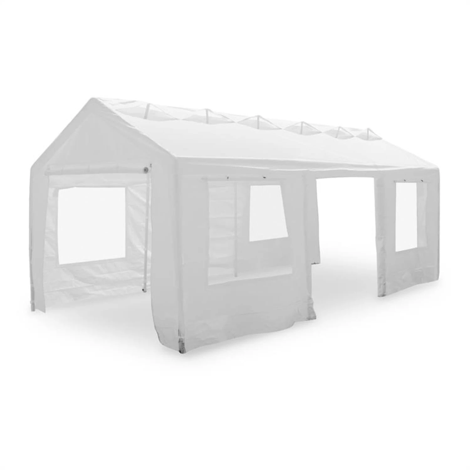 Lofty Palace Pavillon Partyzelt 3x6m PE Feuerfest Vordach Belüftung 3 Lofty Palace Pavillon Partyzelt 3x6m PE Feuerfest Vordach Belüftung