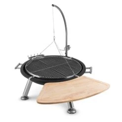 Turion Galgen-Schwenkgrill Feuerschale Ø80cm BBQ Seilzug Edelstahl -Haushaltsgerätegeschäft 10028486 yy 0004 logo