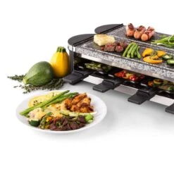 Tenderloin 100 Raclette-Grill 1200 W (2x600W) 8 Personen 2x Naturstein 14 Tenderloin 100 Raclette-Grill 1200 W (2x600W) 8 Personen 2x Naturstein -Haushaltsgerätegeschäft 10028579 yy 0006 logo 06 Klarstein Tenderloin Raclette Grill