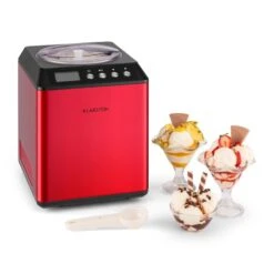 Vanilla Sky Eiscreme-Maschine Kompressor 2l 180W Edelstahl Rot -Haushaltsgerätegeschäft 10028874 yy 0003 ambient Klarstein Vanilla Sky Eismaschine