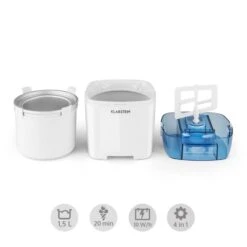 Creamberry Eiscremebereiter Flaschenkühler Frozen Yogurt 1,5l Weiß -Haushaltsgerätegeschäft 10028925 yy 0003 logo Klarstein Creamberry Eisbereiter reedit