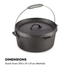 Hotrod 45 Dutch Oven BBQ-Topf 4,5 Qt / 4 Liter Gusseisen Schwarz -Haushaltsgerätegeschäft 10029165 yy 0008 logo