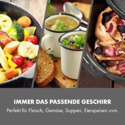 Hotrod 85 Dutch Oven BBQ-Topf 9 Qt / 8,5 Liter Gusseisen Schwarz -Haushaltsgerätegeschäft 10029167 de 0003 logo