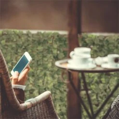 Fency Bright Ivy Sichtschutzzaun Windschutz 300x150 Cm Efeu Hellgrün -Haushaltsgerätegeschäft 10029245 yy 0004 ambient Blumfeldt Fency Bright Ivy Sichtschutz 3x1 5m Efeu