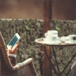 Fency Dark Leaf Sichtschutzzaun Windschutz 300x100 Cm Dunkelgrün Mix -Haushaltsgerätegeschäft 10029248 yy 0004 ambient Blumfeldt Fency Dark Leaf Sichtschutz