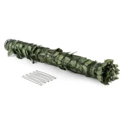 Fency Dark Leaf Sichtschutzzaun Windschutz 300x100 Cm Dunkelgrün Mix -Haushaltsgerätegeschäft 10029248 yy 0006 titel Blumfeldt Fency Dark Leaf Sichtschutz