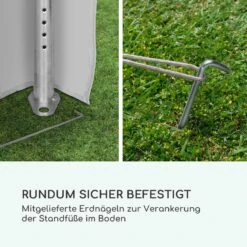 Sommerfest 4x6m 500 G/m² Partyzelt Festzelt PVC Wasserdicht Verzinkt -Haushaltsgerätegeschäft 10029434 de 0009 logo