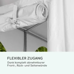 Sommerfest 4x8m 500 G/m² Partyzelt Festzelt PVC Wasserdicht Feuerfest -Haushaltsgerätegeschäft 10029437 de 0007 logo