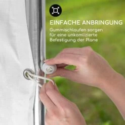 Sommerfest 4x8m 500 G/m² Partyzelt Festzelt PVC Wasserdicht Feuerfest -Haushaltsgerätegeschäft 10029437 de 0008 logo