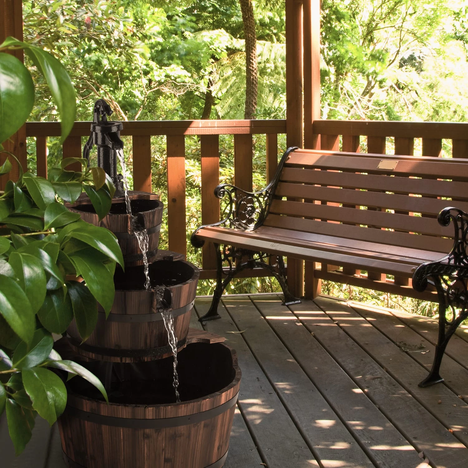 Cascada 2G Kaskadenbrunnen Gartenbrunnen Springbrunnen 12 W 800 L/h 4 Cascada 2G Kaskadenbrunnen Gartenbrunnen Springbrunnen 12 W 800 L/h – Bild 2