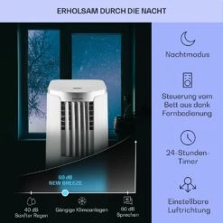 New Breeze 7 Mobile Klimaanlage 7000BTU 2,1kW 34m² Mobil Fernbedienung 14 New Breeze 7 Mobile Klimaanlage 7000BTU 2,1kW 34m² Mobil Fernbedienung -Haushaltsgerätegeschäft 10029702 de 0004 usp