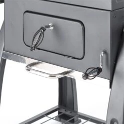 Bigfoot Holzkohlegrill Smoker BBQ-Grill 55 X 40 Cm Stahl Schwarz -Haushaltsgerätegeschäft 10029763 yy 0006 detail Klarstein Bigfoot BBQ Grill Smoker