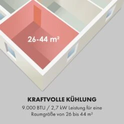 Frostik Fenster-Klimagerät 9.000 BTU/2,7 KW EEC A Fernbedienung -Haushaltsgerätegeschäft 10029808 de 0005 logo