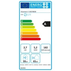 Frostik Fenster-Klimagerät 9.000 BTU/2,7 KW EEC A Fernbedienung -Haushaltsgerätegeschäft 10029808 energy label