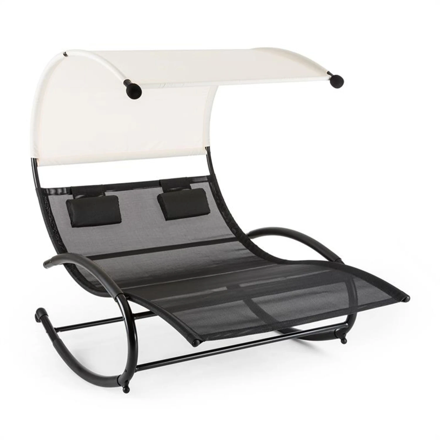 Suncruise Schaukelliege Gartenliege Sonnendach Polyester Stahl 3 Suncruise Schaukelliege Gartenliege Sonnendach Polyester Stahl