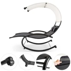 Suncruise Schaukelliege Gartenliege Sonnendach Polyester Stahl 7 Suncruise Schaukelliege Gartenliege Sonnendach Polyester Stahl -Haushaltsgerätegeschäft 10029845 yy 0003 detail Blumfeldt Suncruise Schaukelliege