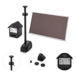 Wasserwerk 250 Wasserpumpe Solar Springbrunnen 250 L/h LED Akku 12 Wasserwerk 250 Wasserpumpe Solar Springbrunnen 250 L/h LED Akku -Haushaltsgerätegeschäft 10029901 yy 0005 titel Blumfeldt Wasserwerk 250 Solar Springbrunnen LED