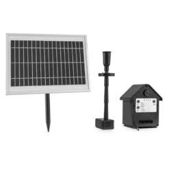 Wasserwerk 500 Wasserpumpe Solar Springbrunnen 500 L/h LED Akku 9 Wasserwerk 500 Wasserpumpe Solar Springbrunnen 500 L/h LED Akku -Haushaltsgerätegeschäft 10029902 yy 0004 front Blumfeldt Wasserwerk 500 Solar Springbrunnen LED
