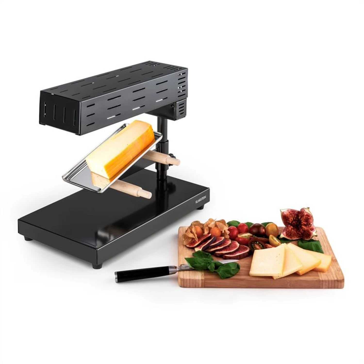 Appenzell 2G Traditioneller Raclette Grill 600 W Standgerät Schwarz 3 Appenzell 2G Traditioneller Raclette Grill 600 W Standgerät Schwarz