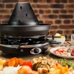 Taste Volcano Tartarengrill Raclettegrill 1500 W 6 Personen Schwarz 10 Taste Volcano Tartarengrill Raclettegrill 1500 W 6 Personen Schwarz -Haushaltsgerätegeschäft 10030307 yy 0003 ambient Klarstein Taste Volcano Tartarengrill