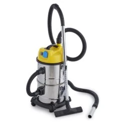Reinraum 3-in-1 Nass-/Trockensauger Aschesauger 1800W 30l Edelstahl -Haushaltsgerätegeschäft 10030310 yy 0005 front Klarstein vacuum cleaner 30L