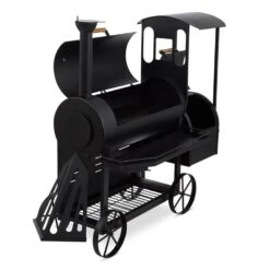 Dampflok Smoker Grill 3 Mm Stahl Schwarz 13 Dampflok Smoker Grill 3 Mm Stahl Schwarz -Haushaltsgerätegeschäft 10030555 yy 0006 front Train Grill