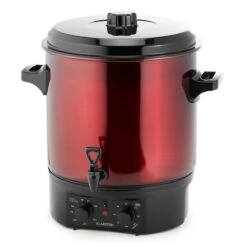 Biggie Einkochautomat Edelstahl 27 Liter 2000W Timer Rot 9 Biggie Einkochautomat Edelstahl 27 Liter 2000W Timer Rot -Haushaltsgerätegeschäft 10030585 yy 0004 front Klarstein Biggie Einkochautomat 27 Liter rot